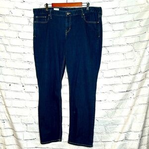 Gap 1969 Real Straight Blue Jeans Size 35 Regular Excellent Condition